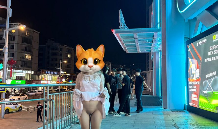 人前露出，不过好像被发现了